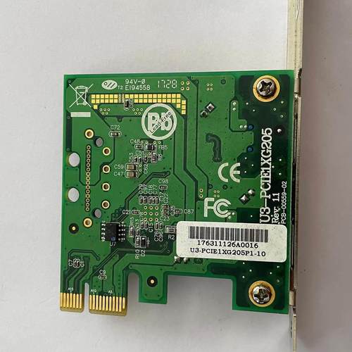 正品台湾2路工业相机图像采集卡U3-PCIE1XG205 Ｒｅｖ 1.1现货现