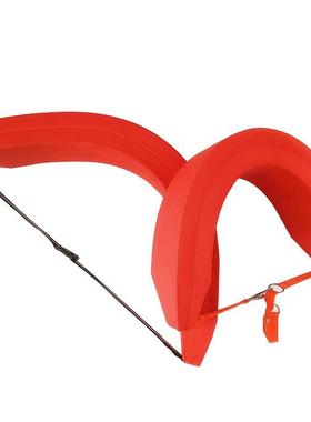 单双人水上救生浮漂浮力条黄色XPE红色EVA游泳浮标淼顺救生棒