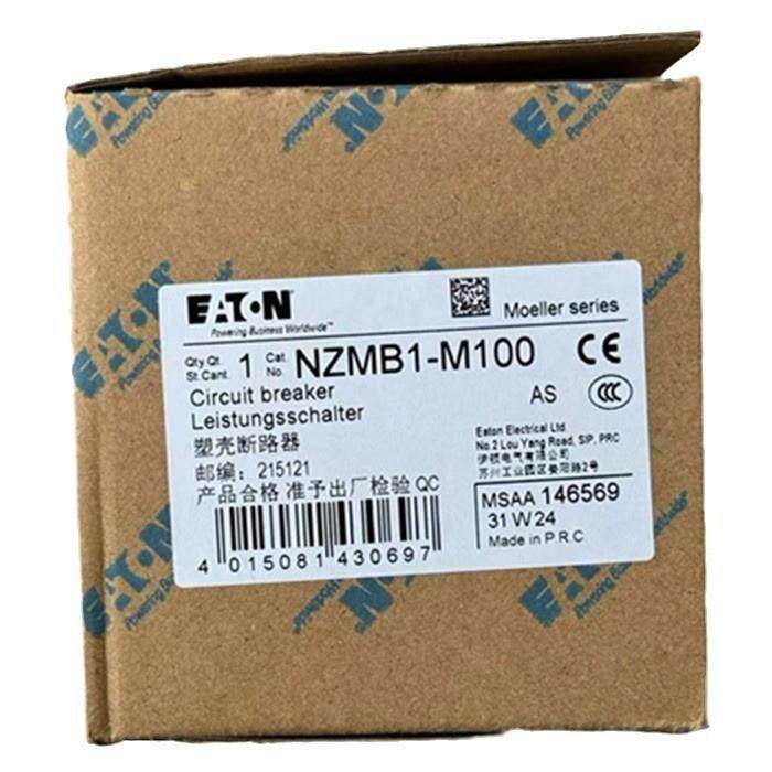 EATON/伊顿穆勒 NZMB1-M100-AS塑壳断路器25kA3P热磁式 马保100A