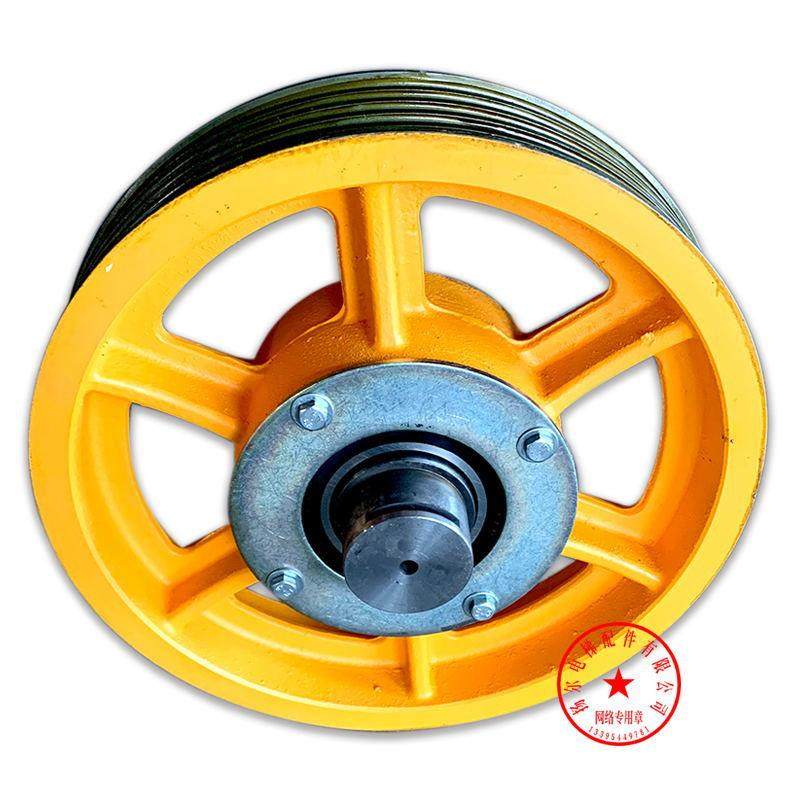 日立电梯对重反绳轮机房导向轮原厂MCA/HGP/HGE曳引轮轿顶较底轮