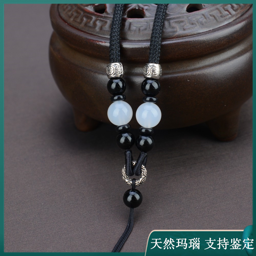 玛瑙吊坠挂绳粗款可调节项链绳子玉石玉坠貔貅平安扣挂件绳挂坠绳