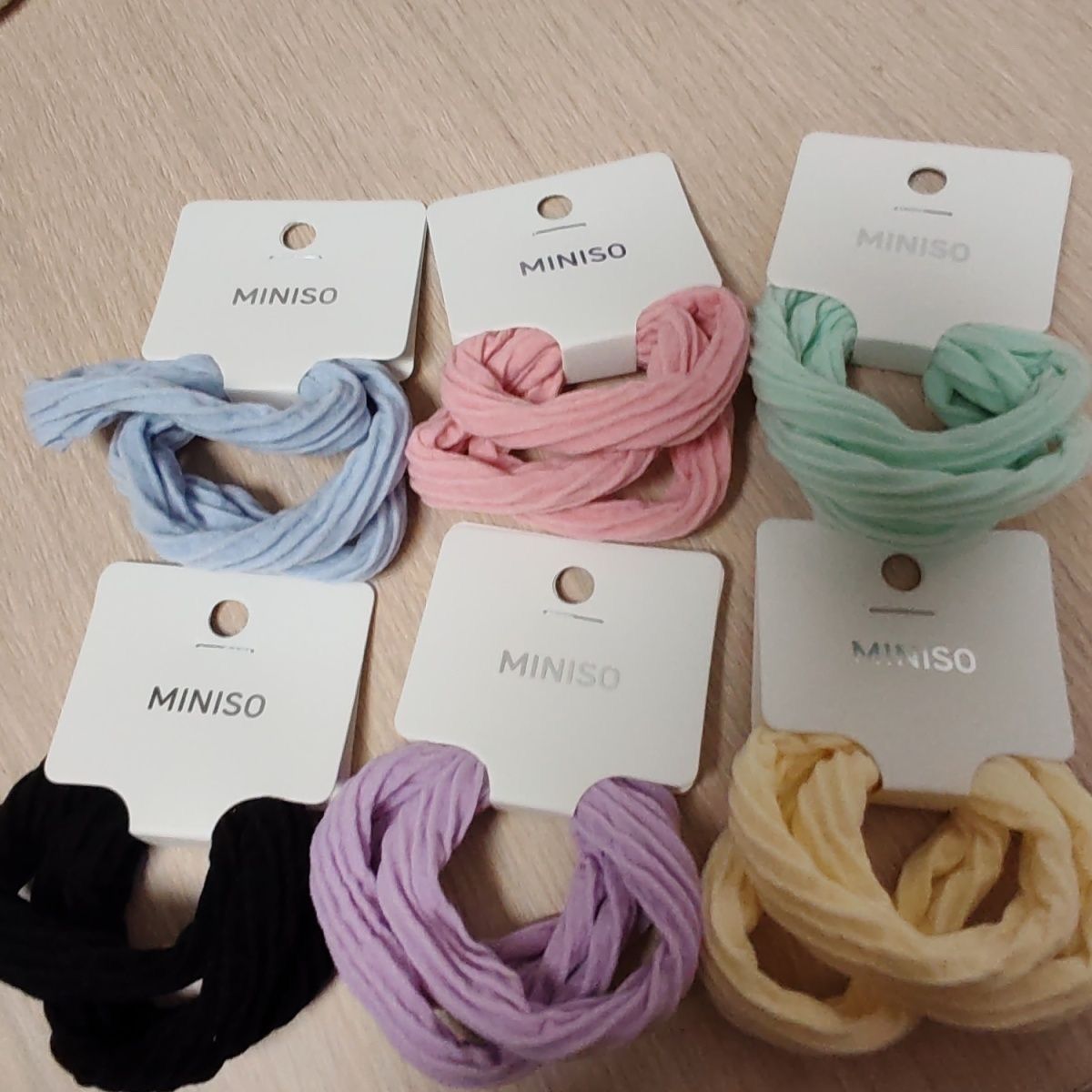 名创优品miniso弹力头绳皮筋加粗头发新款橡皮筋耐用发绳头饰发