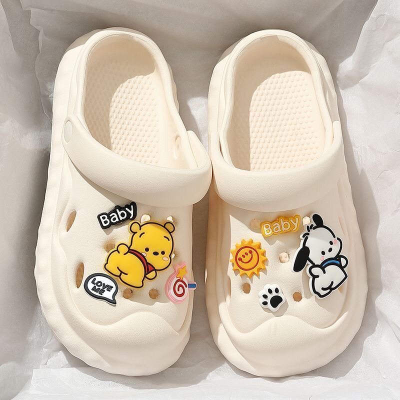 洞洞拖鞋女士外穿新款居家室内防滑情侣厚底踩屎感洞洞鞋女款夏季