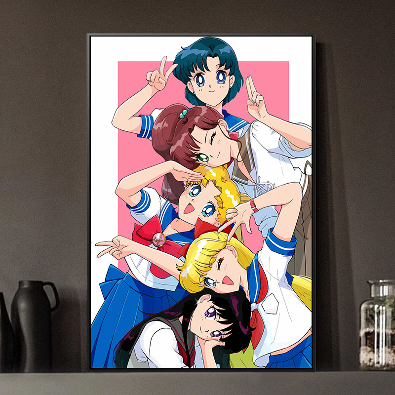 大本营diy数字油画美少女暂时