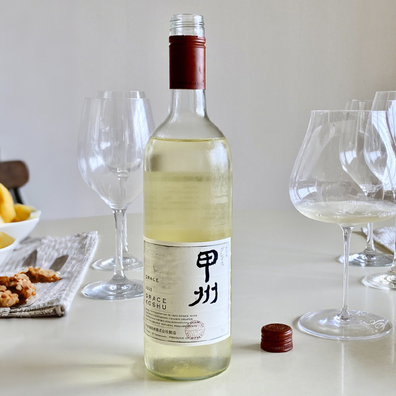 东京大饭店木村 清新愉悦花香核果 Grace甲州干白葡萄酒 日本进口