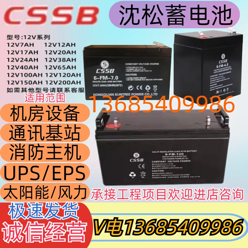 6-FM/12V7A9A14A17A20A24A38A65A电梯/UPS消防主机