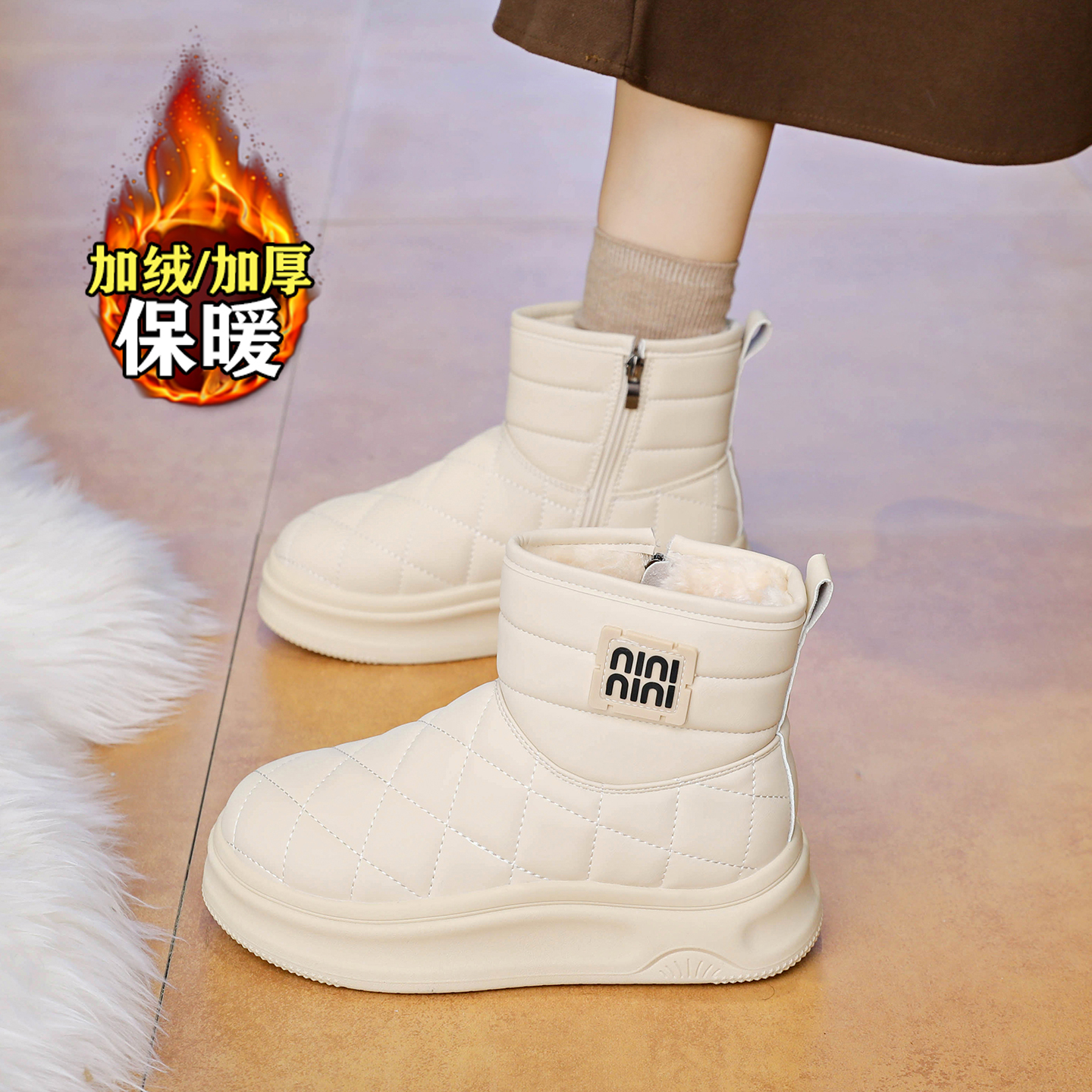 【赵露思同款】巨好看雪地靴女