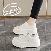 休闲鞋 真皮小白鞋 松糕厚底小个子增高白色板鞋 34码 女春季 2026新款