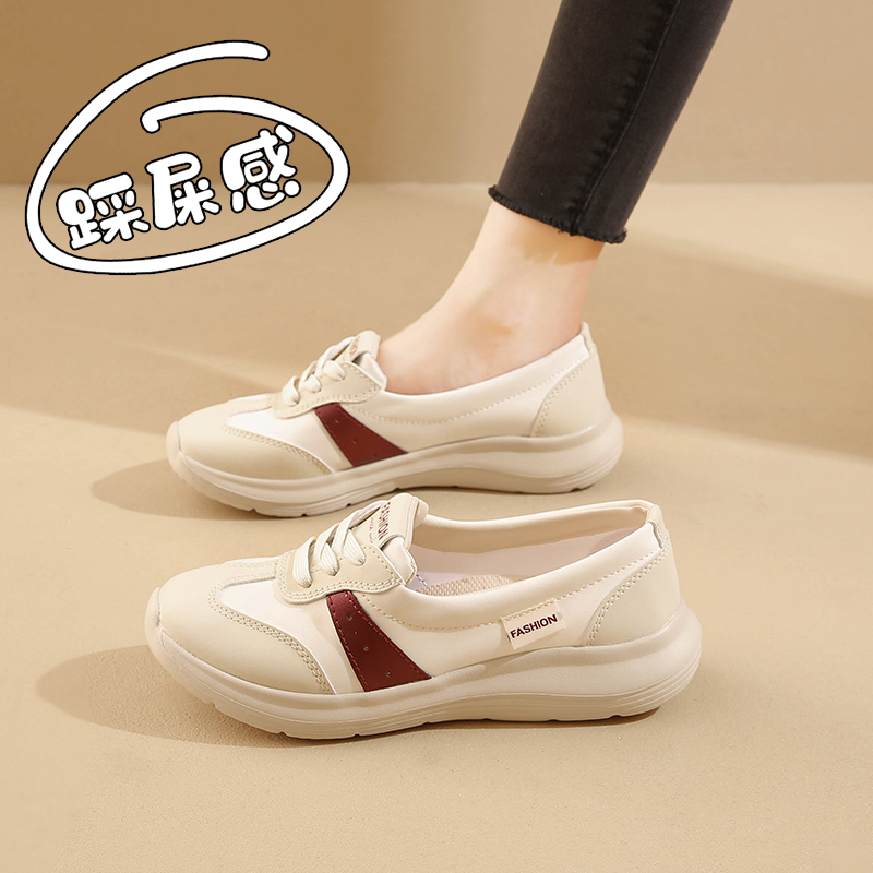 老北京布鞋女秋季厚底休闲运动鞋软底防滑不累脚大码41—42妈妈鞋