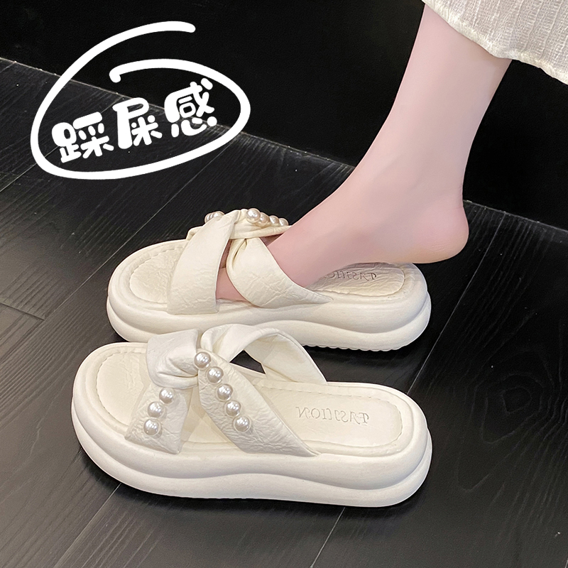 达夫妮厚底凉拖鞋女沙滩鞋