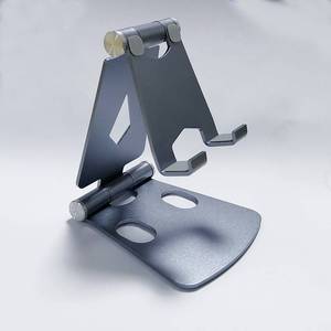 桌面铝合金手机支架 办公平板支架 金属手机支架可折叠