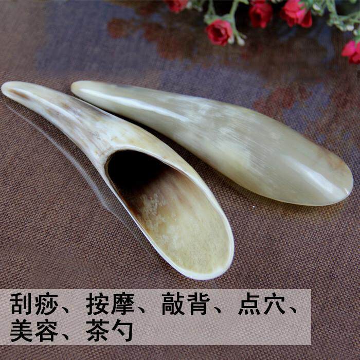 刮痧牛角板刮痧按摩刮痧筒全身通用颈部背部拨经棒特大牛角筒颈