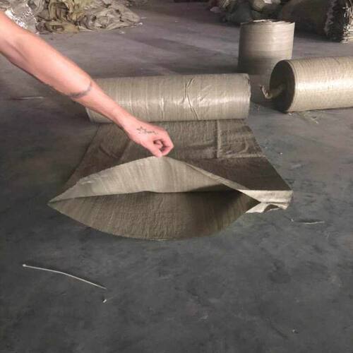 灰绿色编织袋布卷筒料蛇皮袋桶料半成品包裹袋打包批发单层缠绕带
