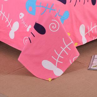 寝室床单单人女生1米5被单纯棉学生加厚幼儿园榻榻米婴儿单件2.0m