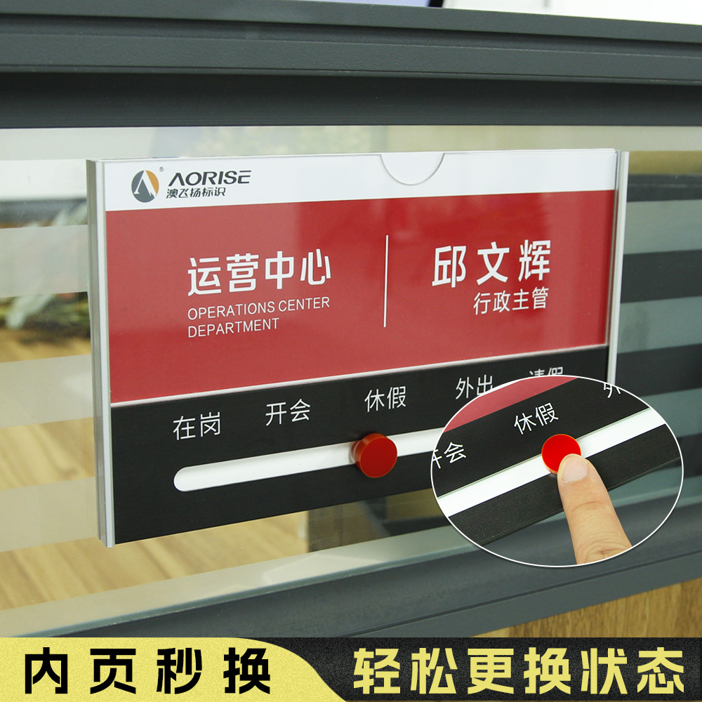 aorise铝合金亚克力可更换状态