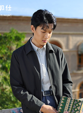 【门店同款】十如仕防水行政夹克无痕翻领外套商务通勤休闲OW06