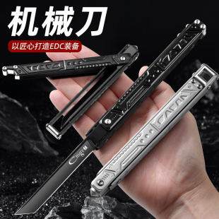 m390机械折叠小刀便携水果刀户外露营生存小刀多功能EDC防身随身