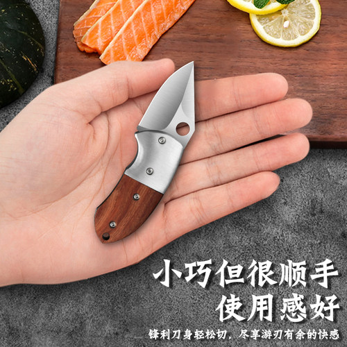 折叠水果刀家用不锈钢小刀具户外