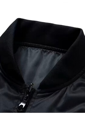涤棉领子衣领休闲服立领拉链开衫棒球外套防晒圆领