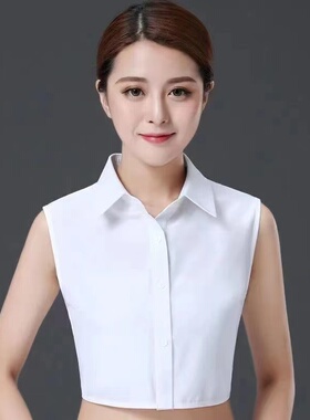 韩版高领娃娃领假领子女棉衬衣领白色毛衣装饰领秋冬季衬衫假领