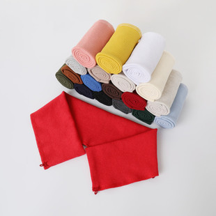 秋冬羽绒服防脏领子棉质螺纹护领套针织领男女棉衣外套假领子辅料