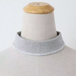 3.5cm套头衣领领口口半高领罗文领子领半螺纹内衣圆领保暖新款