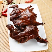 古芸鸭伙铺辣酱鹌鹑即食卤味熟食麻辣零食小吃食品满128顺丰 包邮