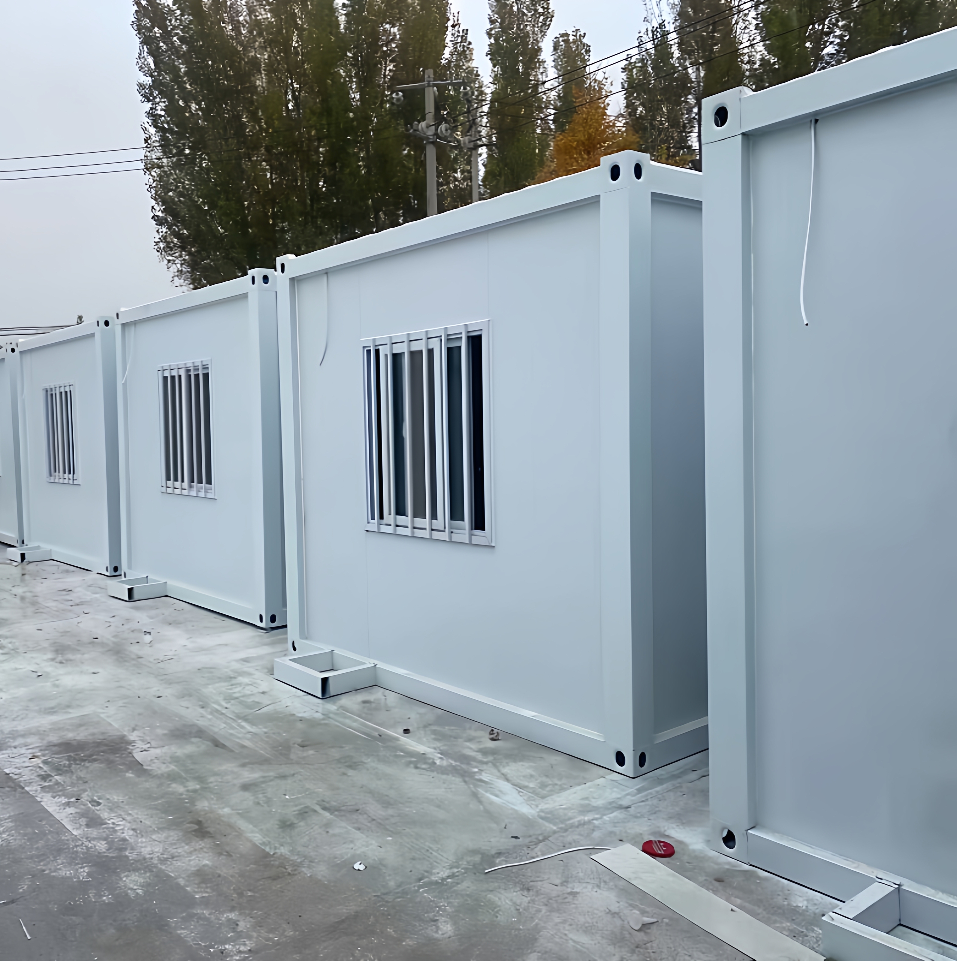 防火保温住人集装箱移动房临时工地住人办公箱式活动房厂家直销