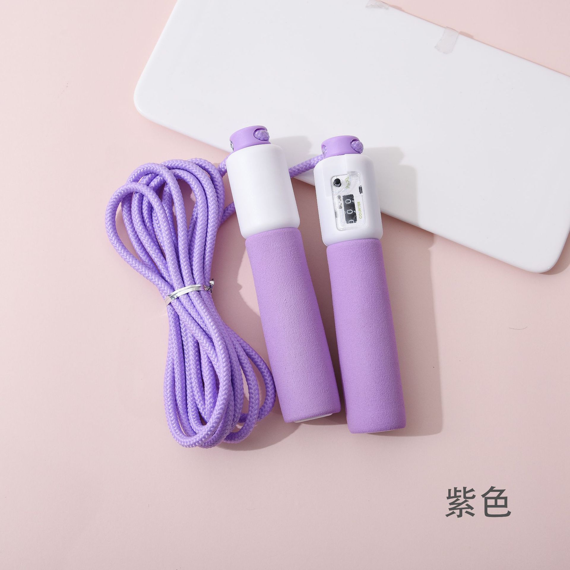 跳绳学生考试pvc防滑竞速