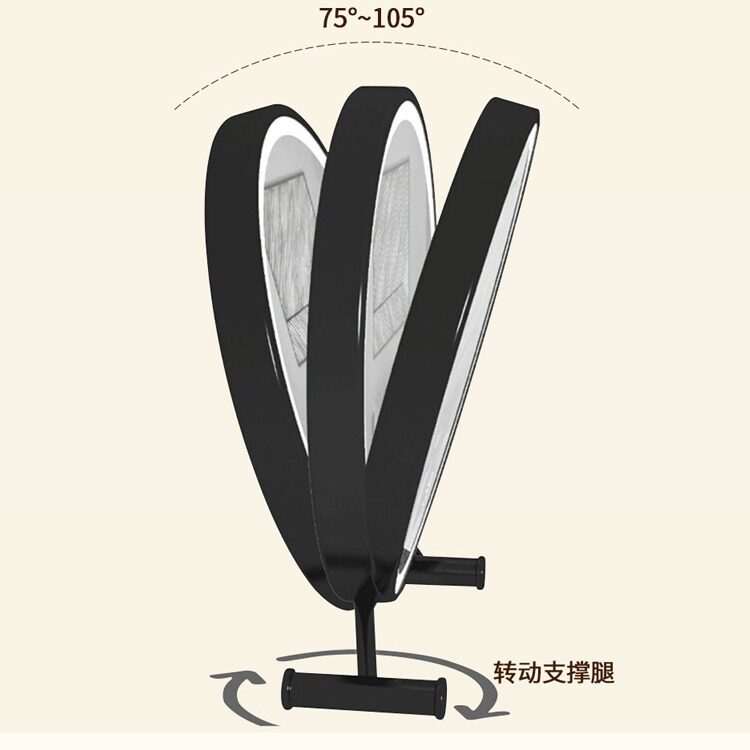 智能led化妆镜带灯卧室梳
