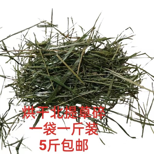 2026年新烘干北提草碎兔兔龙猫荷兰猪豚鼠磨牙10斤一袋装10斤包邮