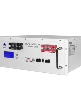 48v100ah白色机架式太阳能储能锂电池5kwhW东莞工厂高效