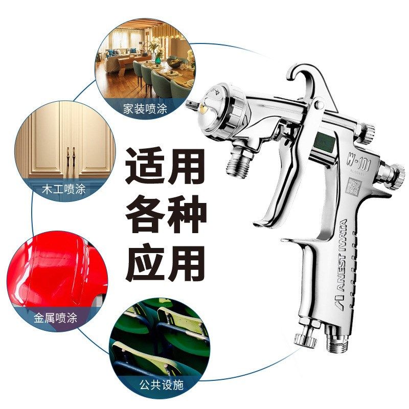 日本b喷枪W101高雾化面漆喷枪上壶油漆喷枪w101手动下壶喷漆枪,机械设备,涂装设备,淘宝优惠券,粉丝福利购,淘宝优惠卷