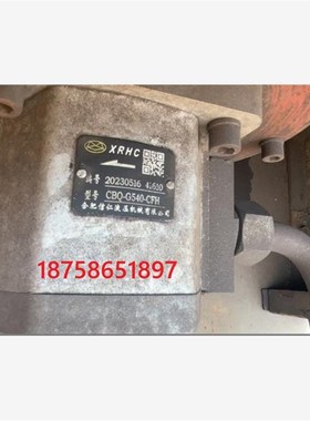 合肥信仁液压 CBkQ-G540-CFH 齿轮油泵液压泵 高压油泵 动力油泵