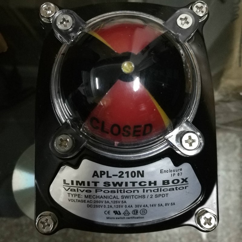 HKC气动球阀蝶阀限位开关APL-2C10N回信器阀位反馈APL210N