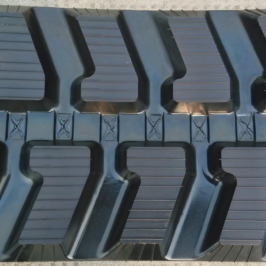 挖掘机-微挖橡胶履带 菱形铁齿抗震结构-卡特/久保田/三一/徐工