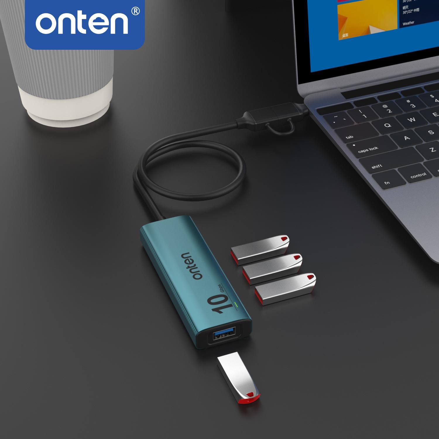 2in1 二合一10G USB3.0+Type-C接口转四USB-A USB-C HUB集线器