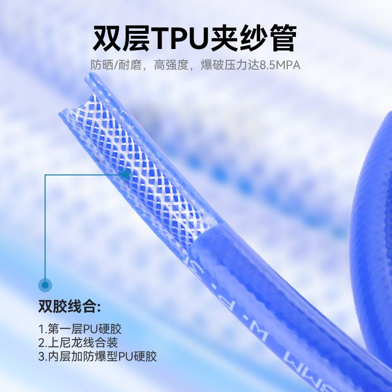 气鼓自动伸缩卷管器8*5PU夹纱管汽修美容15米20米悬挂式气动工具