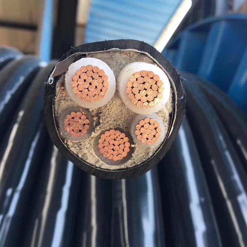 YJV22铠装电缆线5芯10 16 25 35 50平方3+2带铠地埋铜芯电缆 铜线