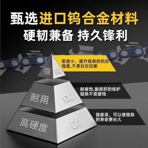 油锯链条德国进口20寸18寸16寸12寸锯条伐木锯电锯链条汽油锯通用