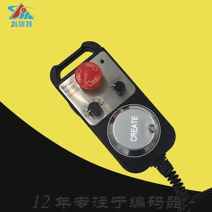 CREATE机床电子手轮4E手持盒单元CHP004S100L002手摇脉冲发生器4K