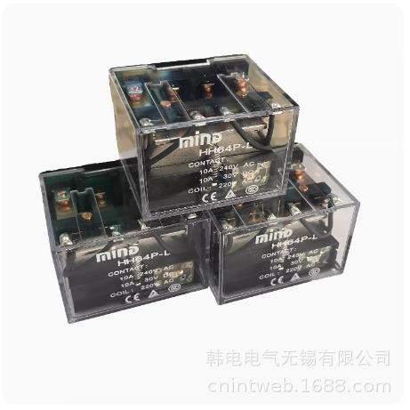 供应HH63P-L AC DC 24v 220v 明达 原厂 带灯小型控制中间继电器