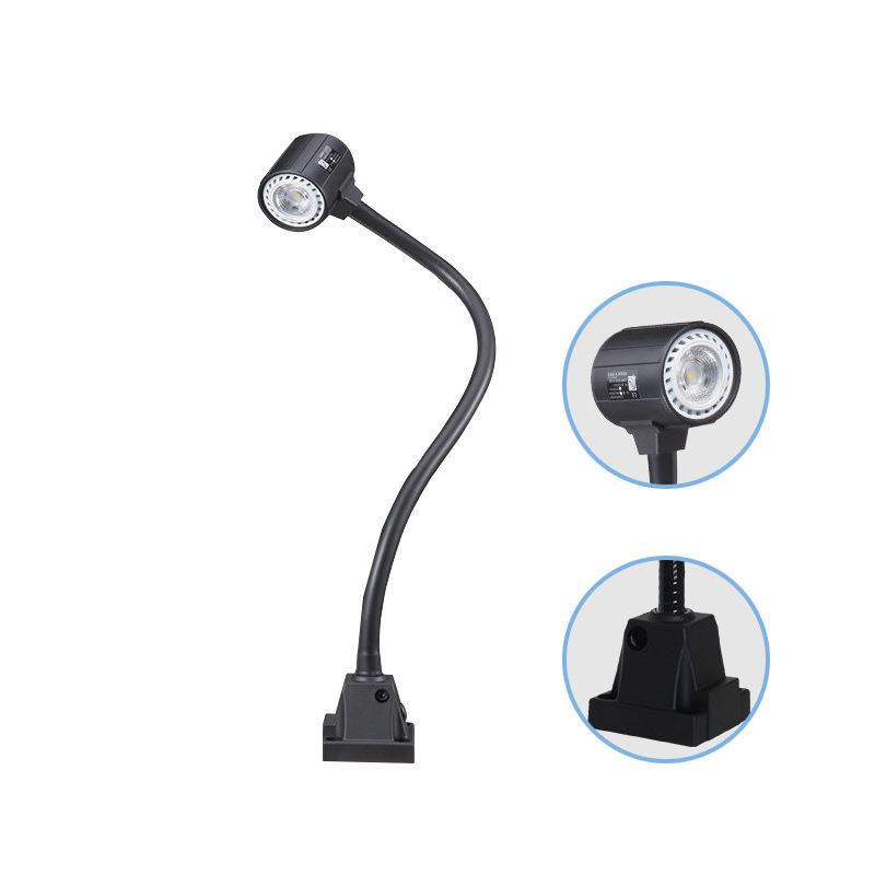 厂家直销数控机床维修工作灯360°万向长臂金属软管led机床照明灯