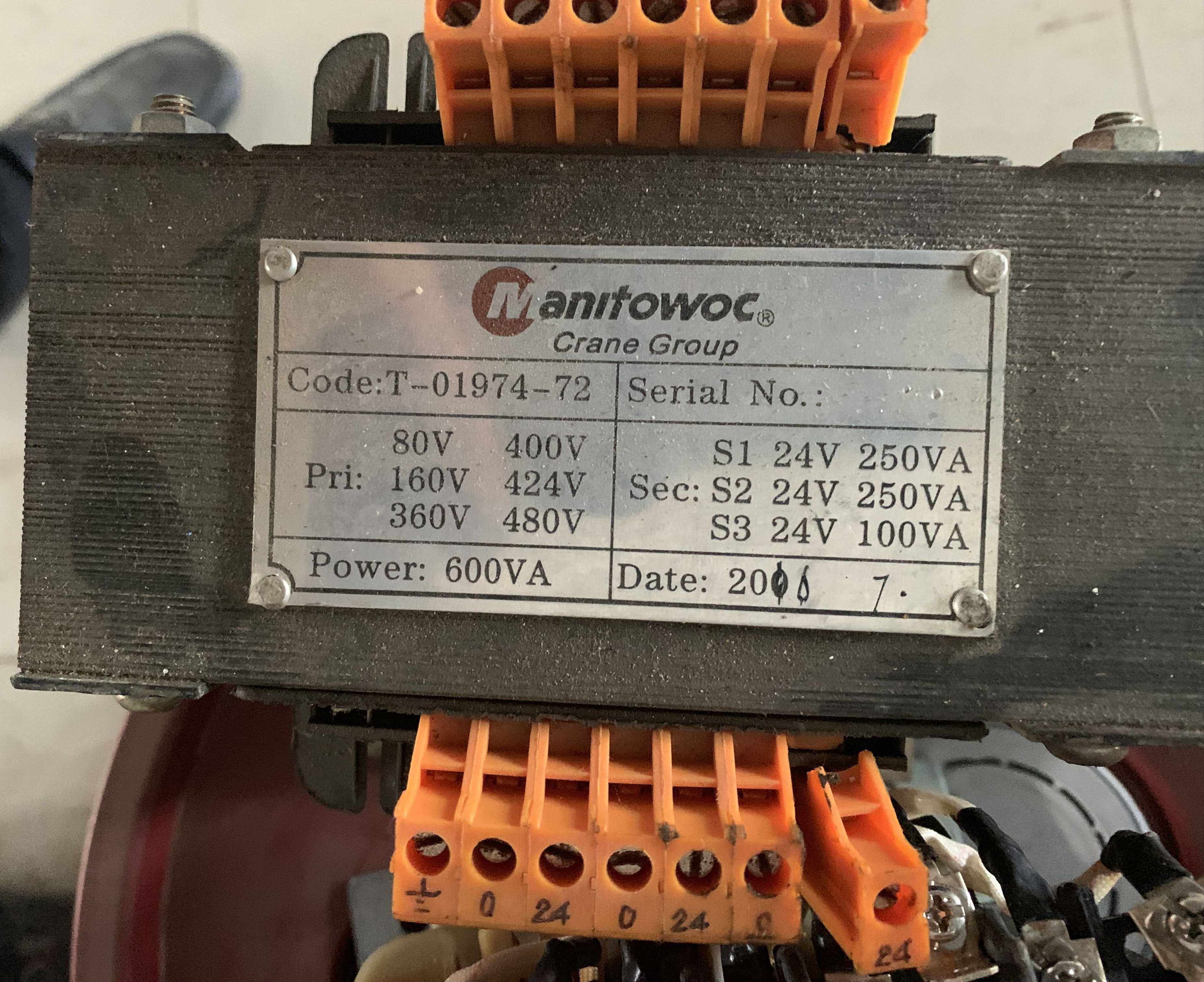 电梯变压器 t-01974-72 输出三组24v