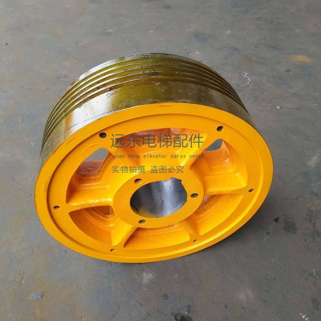 适用于星玛通润奥的斯蓝光曳引轮480/410*6/7*10/12主机轮425