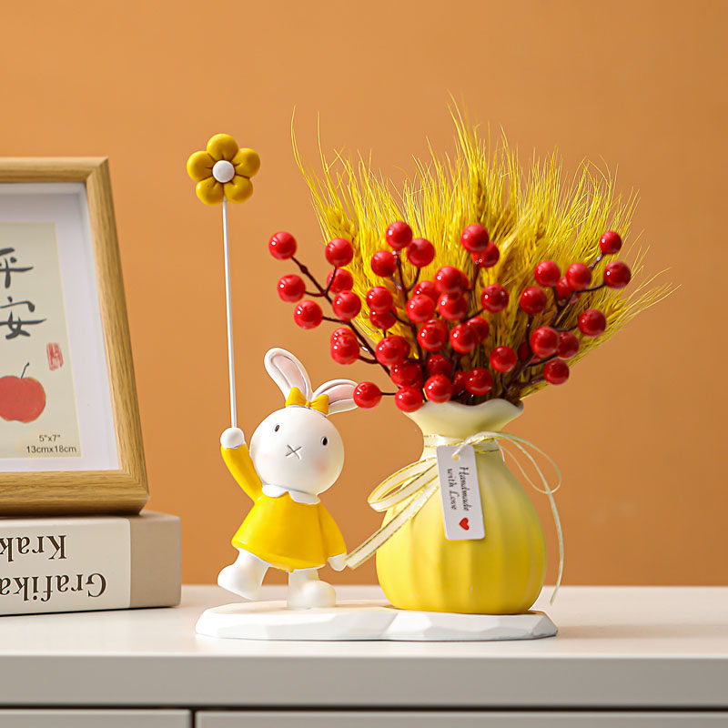 桌面大麦黄金麦穗陶瓷花瓶装饰品摆件家居客厅电视柜插花开业大吉,家居饰品,花瓶,淘宝优惠券,粉丝福利购,淘宝优惠卷