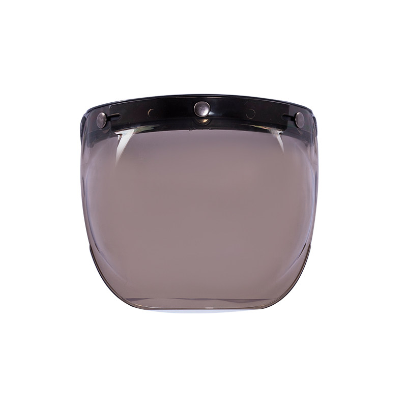 VAR电动摩托车复古三扣式头盔泡泡镜20厘米面镜防晒防雨镜片