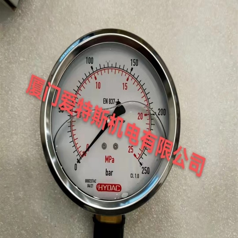 HYDAC压力表HM63-10-R-Gy1/4 HM63-16-R HM63-25-R 现货