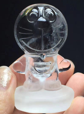 diy原石蓝胖子可爱风家居装饰