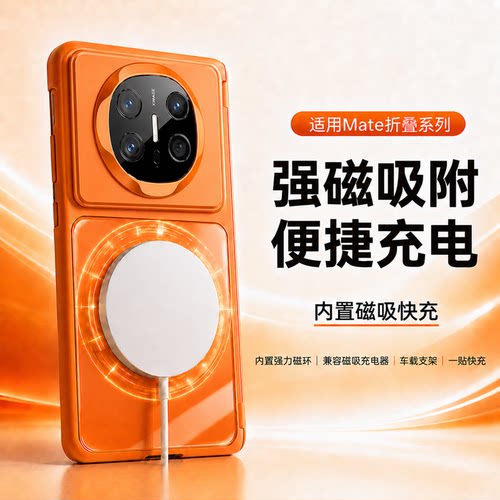 【秒变17折叠】包中轴磁吸超薄壳